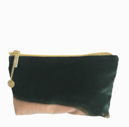 Tiedye Etui, Samtetui, weiches Necessaire, Kosmetiktasche