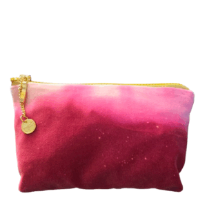 Tiedye Etui, Samtetui, weiches Necessaire, Kosmetiktasche, Stiftetui Lederetui