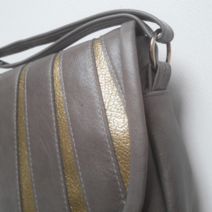 Ledertasche Jet pour femme taupe